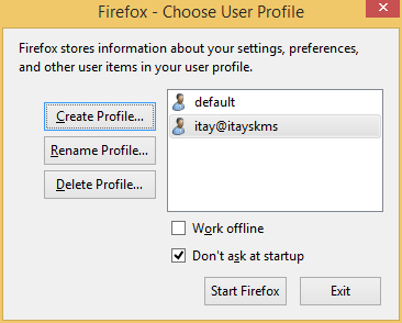 firefox profiles